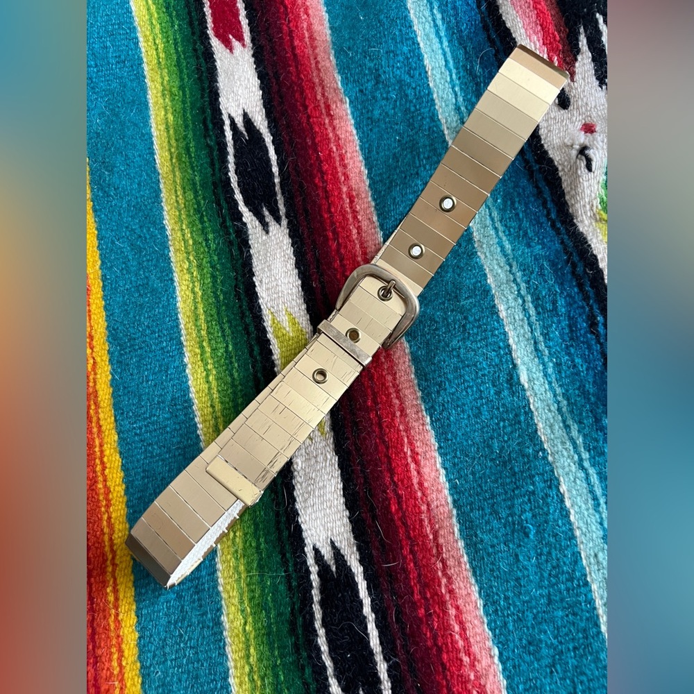 Vintage Gold Metal Belt